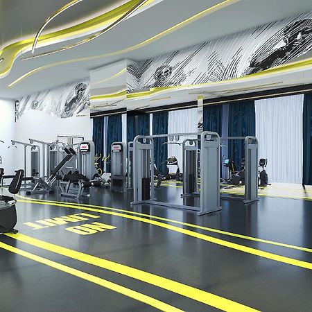 Royal M Al Aqah Beach Resort By Gewan Exterior foto The gym at the hotel
