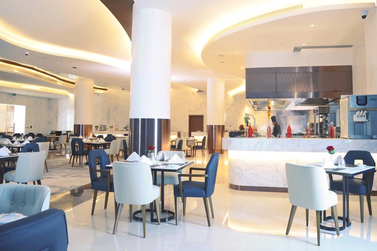 Royal M Al Aqah Beach Resort By Gewan Exterior foto The restaurant