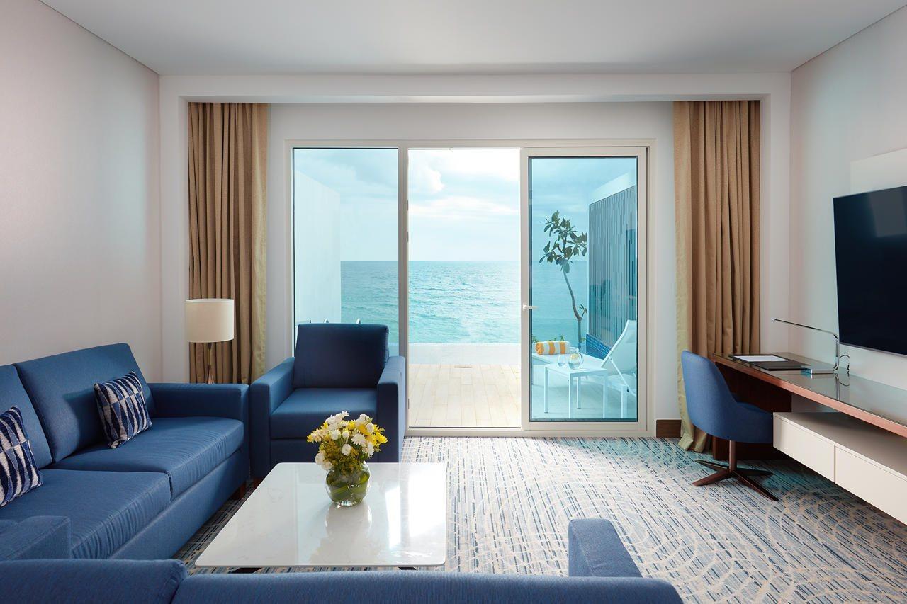 Royal M Al Aqah Beach Resort By Gewan Exterior foto A suite at the hotel