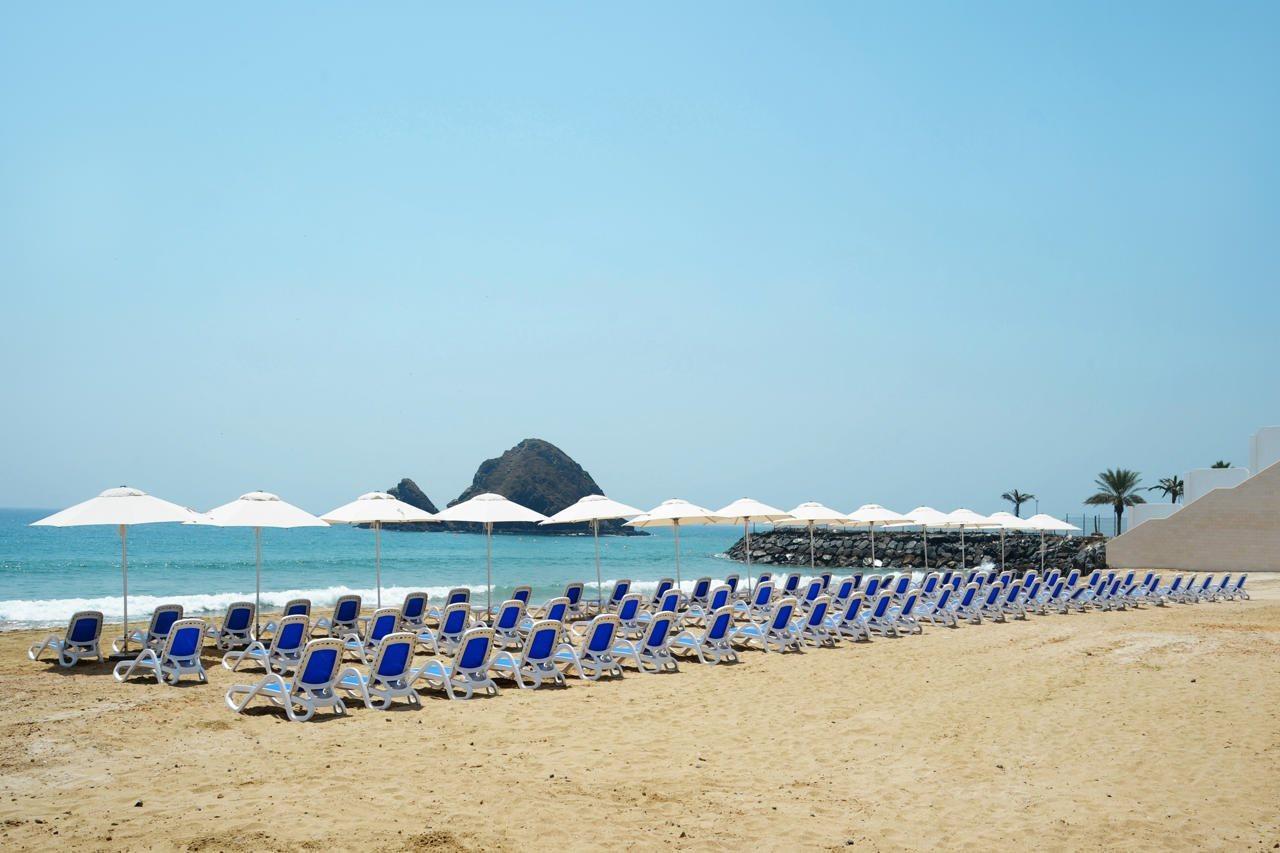 Royal M Al Aqah Beach Resort By Gewan Exterior foto The beach at the Grand Hotel
