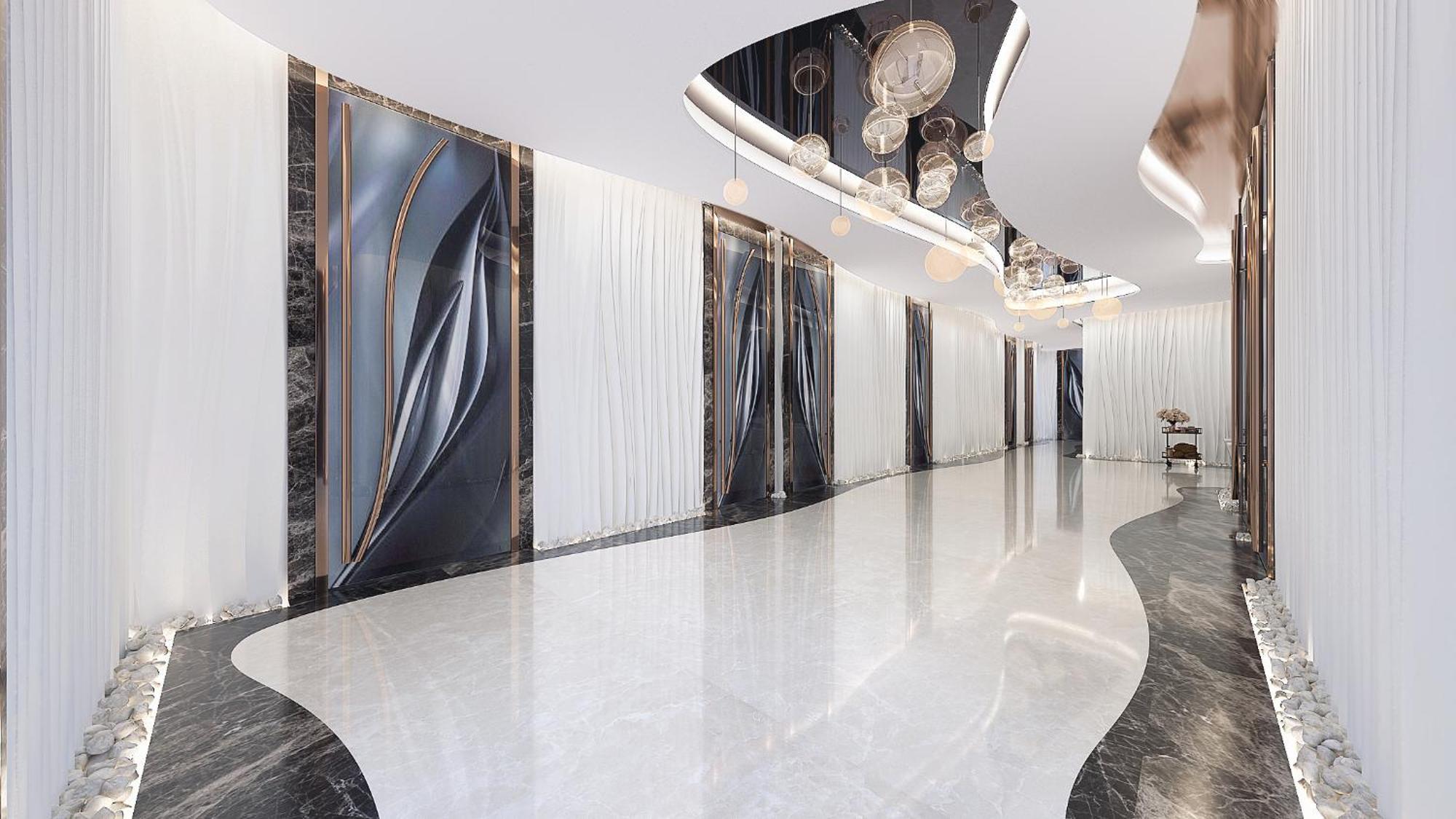 Royal M Al Aqah Beach Resort By Gewan Exterior foto The interior of the hotel